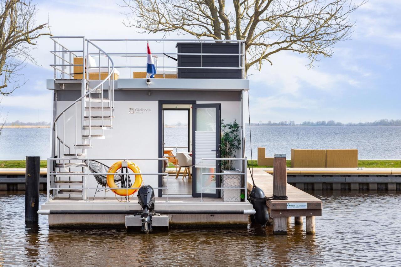 Welcome In - Houseboat Agua Dolce Met Tuin, Paviljoenwei 4, Sneek - Offingawier Exterior photo